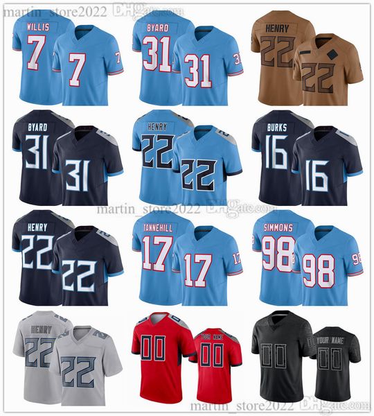 2023 Salute To Service Jerseys 22 Derrick Henry 10 DeAndre Hopkins 17 Ryan Tannehill 16 Treylon Burks 31 Kevin Byard 98 Jeffery Simmons 15 Nick Westbrook-Ikhine