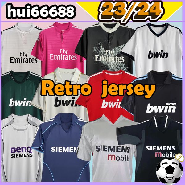 maglie da calcio retrò 2002-2018 Real Madrid BENZEMA KROOS MODRIC ZIDANE 2002 03 04 05 06 07 09 10 11 12 13 14 15 16 17 18 maglie da calcio RAUL R.CARLOS COURTOIS