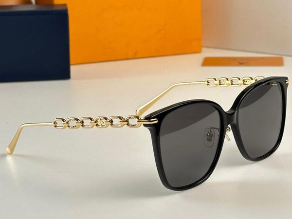 5A Óculos L Z1911U My Chain Two Classique Square Frame Óculos de sol com desconto Designer Eyewear para homens e mulheres 100% UVA / UVB com caixa de óculos Fendave Z2019E