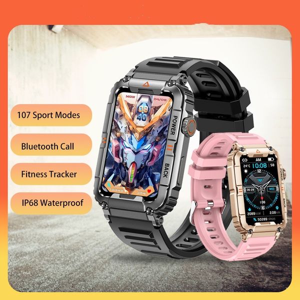 2023 novo smartwatch bluetooth chamada rastreador de fitness à prova dwaterproof água utral 9 esporte relógio inteligente feminino para companheiro 60 pro telefone