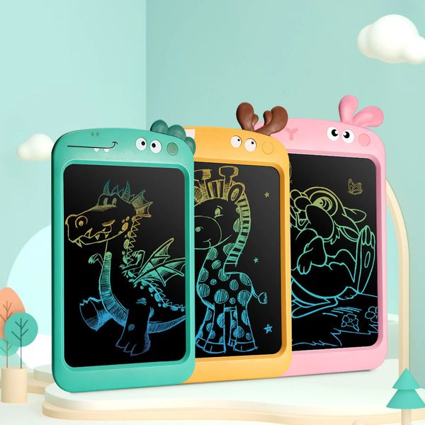 Portablocco Tavoletta LCD da 10,5 pollici Simpatico schermo colorato per disegno Doodle Board Pad con funzione di blocco cancellazione per bambini Ragazzi Ragazze Regalo 231009