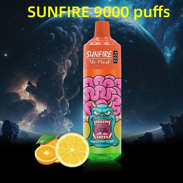 Sunfire одноразовый E Cigarette 9000 9K Puffs Ondosable Vape Puff Puff 9000.