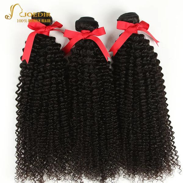 Lace S Joedir Cabelo Mongol Afro Kinky Curly Bundles Human Weave Curto Pode Feito Para Não Remy 231007