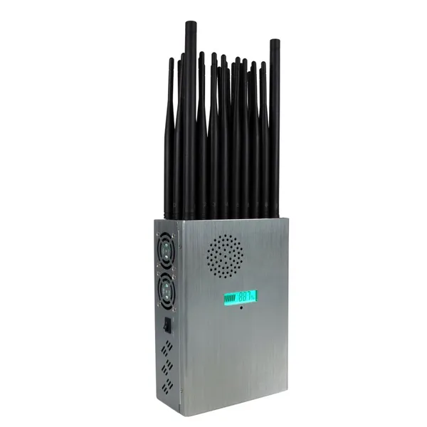 Superstarker 28-Band-Handy-Störsender schirmt GSM 3G 4G 5G GPS WIFI LOJACK Signaldetektor Brouilleur de Signaux ab