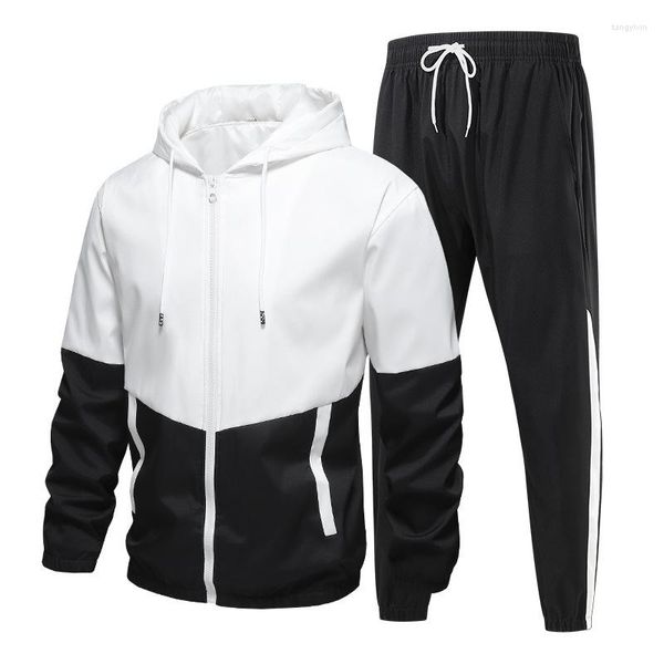 Männer Trainingsanzüge Casual Anzug 2023 Herbst Jacke Sport Jugend Trend Hübsche Mode Marke Menswear