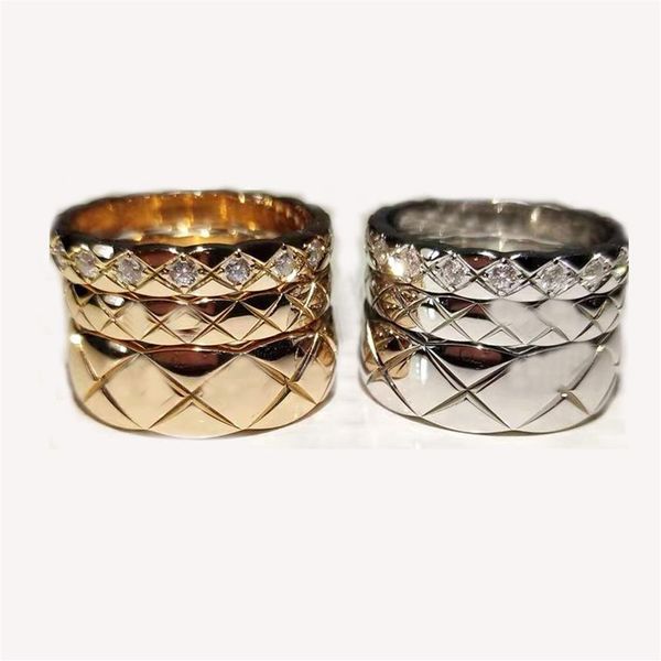 Мужское женское титановое кольцо Love из нержавеющей стали, позолоченное 18-каратное кольцо в форме ромба, обещание, обручальное кольцо, унисекс, кольцо, комфортный размер, размер 5-11291e