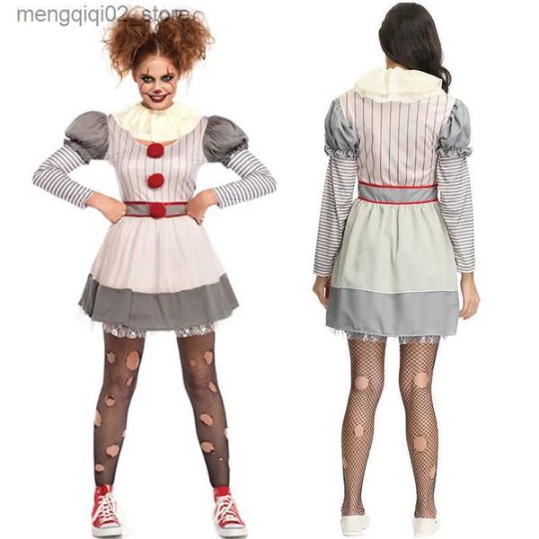 Themenkostüm Damen Killer Clown Come Damen Karneval Party Halloween Cosplay Zirkus Clown Comes Stage Performance Clown Dress Up Sexy Q231010