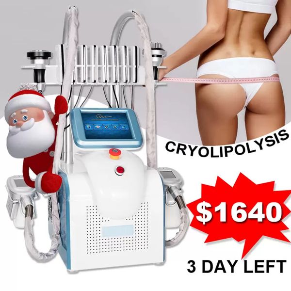 Zayıflama Makinesi Kriyolipoliz Selülit Azaltma Lipo Dondurularak Yağ Vücut İnce Makine Ultrason Kavitasyon Liposuction Equipment DHL Air Exp539