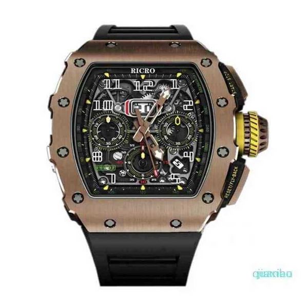 Luxo RMiles Swiss Watch ZF Factory Tourbillon Movimento Automático luxurys designer aaaaa alta qualidade reloj humbre SERX Mecânica Pulso Esportes Lazer