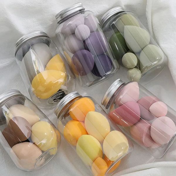 10PC Spugne Applicatori Cotton PCs Cosmetic Egg Wet and Dry Doppio uso Schiuma in polvere Strumenti di bellezza Puff Makeup 231009