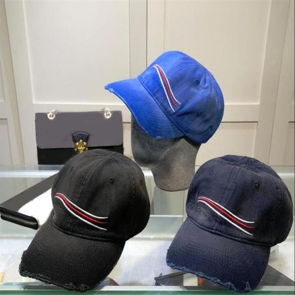 Mektuplar Nakış Erkek Kadın Tasarımcı Kapakları Fahsional Beyzbol Kapağı Deniz Dalgaları 4 Sezon Güneş Şapkası Şapkalar Yüksek Kalite257o