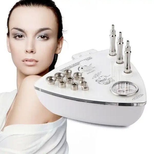 Мини-алмазная микродермабразия, дермабразия, пилинг для лица, вакуумный косметический аппарат для домашнего использования