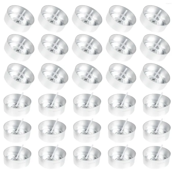 Coprisedie 200 set Contenitore tazza Stampo fai da te Lucignoli Accessori da sposa Tazze Creazione di alluminio profumato Bellissimo ornamento da tavolo