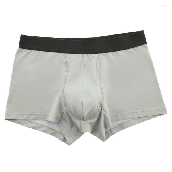 Cuecas masculinas boxer briefs sexy shorts u convexo bolsa roupa interior confortável calcinha baixa ascensão lingerie íntima masculina para meninos