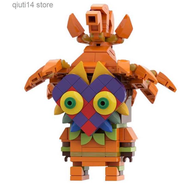 Bloklar Bloklar Moc Kafatası Çocuk (Majoras Mask) Karakterler Brickheadz Yapı Blokları Karikatür Anime Figürleri Çocuklar İçin Oyuncak Doğum Günü Hediyesi T231010