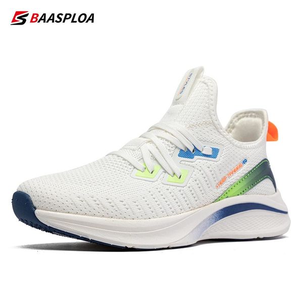 Sapatos de vestido Baasploa Leve Running Shoes para Mulheres Casual Mulheres Designer Malha Sapatilhas Lace-Up Feminino Outdoor Sports Tennis Shoe 231009