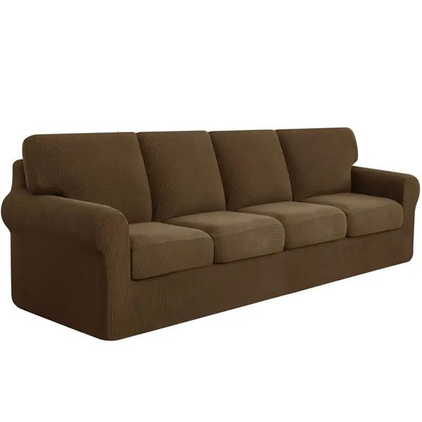 Cadeira cobre slipcover conjuntos 9 peças estiramento capa de sofá encosto almofada oversized sofá café fundas de 231009