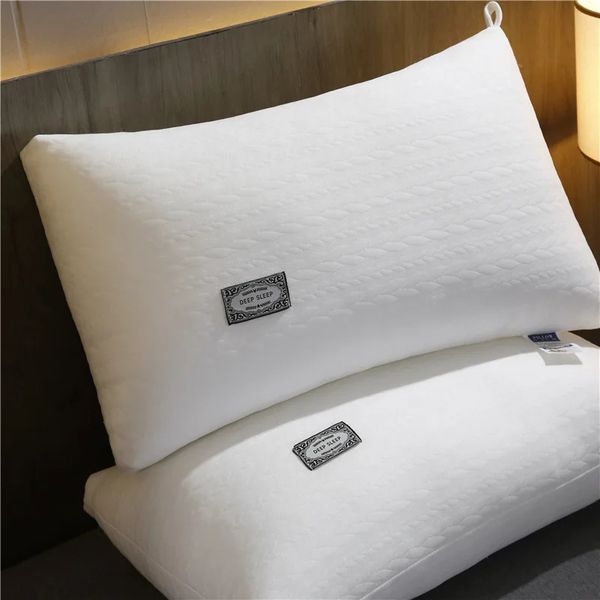 Almofada decorativa travesseiros de dormir macios para casa el malha pescoço lombar 1 par 48x74cm núcleo conjunto cama almofada do sono 231009
