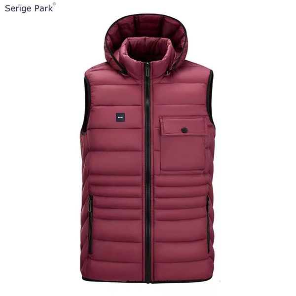 Parka da uomo in piumino Serige Park con fiocco modello invernale in cotone gilet con cappuccio giacca cappotto francese di lusso design classico casual Top 231010