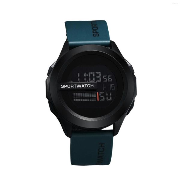 Armbanduhren Herren-Digital-Armbanduhr mit Stoppuhr, Alarm, Countdown, wasserdicht, beleuchtet für die Organisation von Zeit und Zeitplan