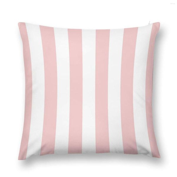 Federa per cuscino, federa per cuscino, rosa pallido, rosa e strisce bianche, copertina natalizia
