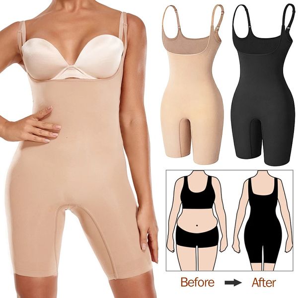 Vita pancia Shaper Full Body Fajas Colombianas Seamles Body dimagrante Trainer Shapewear Push Up Butt Lifting Corsetto 231010