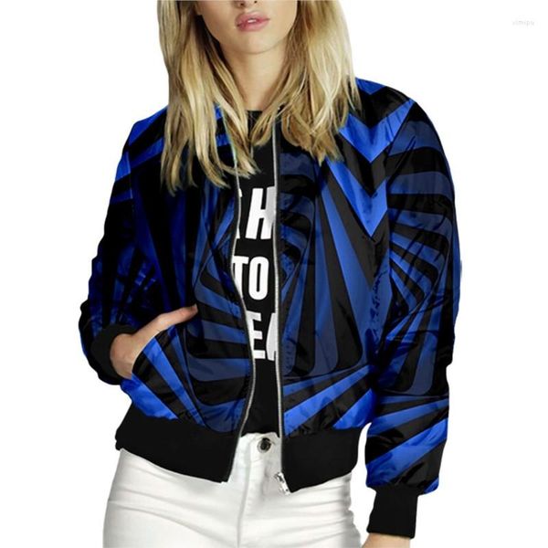 Jaquetas femininas arte impressa windbreaker 2023 casaco frio primavera coreia streetwear suporte personalizado
