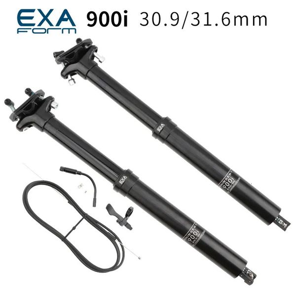 Conjuntos de grupos de bicicleta Taiwan KS EXA 900i Mountain Bike Wire Lift Seat Post 30.9mm 31.6mm Bicycle Seat Post Parte 231010