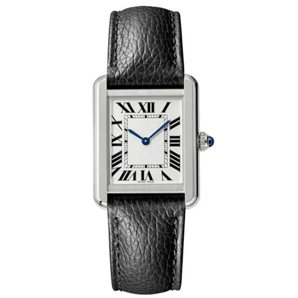 Лучшие модные роскошные часы AAA, женские часы reloj de mujer Tank, французские механические часы с бриллиантами, розовое золото, платина, прямоугольные часы из нержавеющей стали, женский элегантный подарок