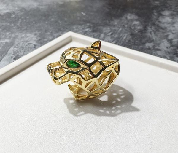 Anello della serie Leopard di moda per le donne, anelli d'amore da uomo con gioielli in cristallo austriaco Stellux Party8785133