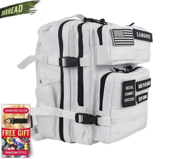 25l/45l tático mochila treinamento ao ar livre saco de ginásio caminhadas acampamento viagem mochila exército 3d trekking molle mochila 2202114395482