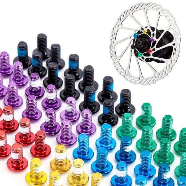 Deragliatori bici 12 Pz / lotto Bullone rotore freno a disco bicicletta T25 Torx M5 10 Vite di fissaggio in acciaio inossidabile MTB Accessori per ciclismo Strumento 231010