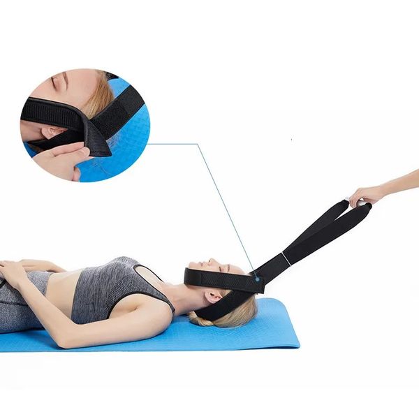 Supporto per la schiena a forma di Y aggiornato Tubo di ferro Collo Cintura di trazione cervicale Terapia Stretching Decompressione Fascia di correzione spinale 231010