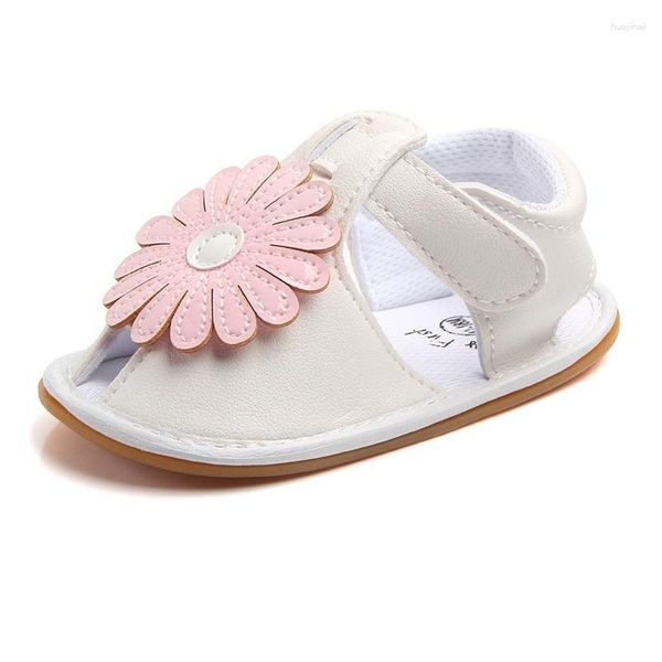 Sandali Kruleepo Born Baby Kids Pantofole in pelle PU Scarpe Bambini Bambino Ragazze Ragazzi Estate Gomma antiscivolo Primi passi