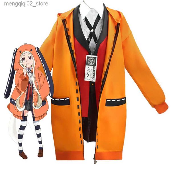 Tema traje anime adulto crianças outfit cosplay halloween venha yomozuki runa feminino meninas casaco q231010