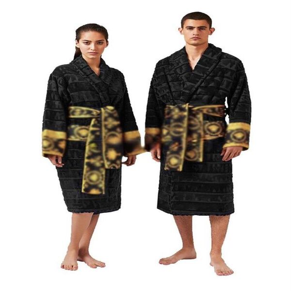 Мужские халаты Мужские роскошные классические хлопковые OP01 мужские и женские брендовые пижамы кимоно теплые банные халаты домашняя одежда халаты унисекс o329x