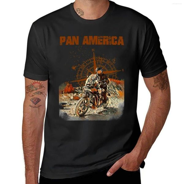 Canotte da uomo Pan America Motorcycle Big Trail 2023 T-shirt Sport Fan T-shirt Anime Mens Tall T-shirt