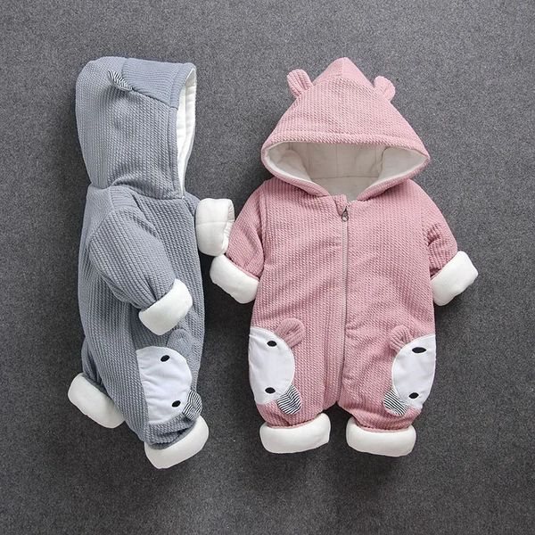 Daunenmantel Babykostüm Strampler Kinderkleidung Herbst Winter Junge Overall Mädchen Overall Kleidungsstück Dicke warme bequeme Jacke aus reiner Baumwolle Mantel 231010