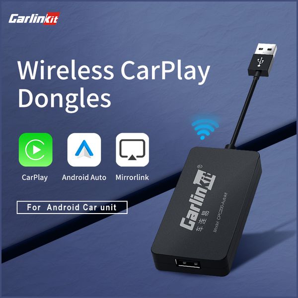 Carlinkit usb sem fio carplay dongle com fio android caixa de ia automática mirrorlink carro multimídia player bluetooth conexão automática