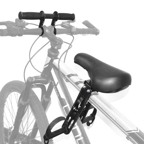 Selas de bicicleta montadas na frente para crianças mtb assento de bicicleta para 2 3 4 5 anos vendido assento de bebê macio quadro de bicicleta de montanha liberação rápida crianças peças de sela 231009