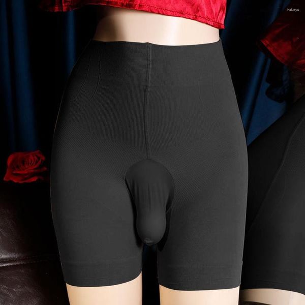 Underpants Mens Trunks JJ Tyhose Jockstrap Thongs Seamless Super Elastic Ultra Sheer Underwear Meias Glossy Tights Boxer Soft Lingerie