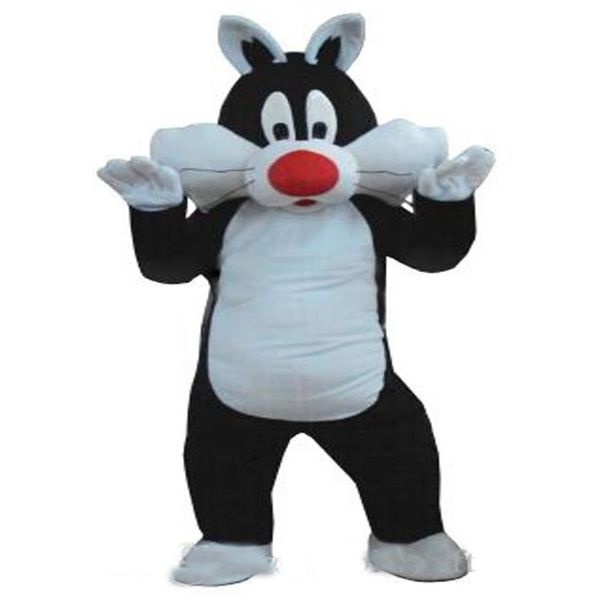 2018 de alta qualidade Sylvester cat mascot costume adulto tamanho Sylvester cat mascot costume 228F