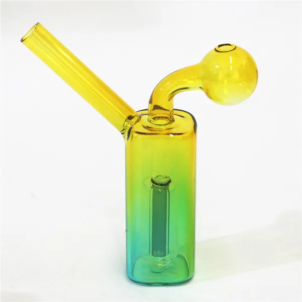 Queimador de óleo de vidro Bong Tubulações de água Grosso Pyrex Glass Oil Rig Pipe Fumar Ash Catcher Bubble