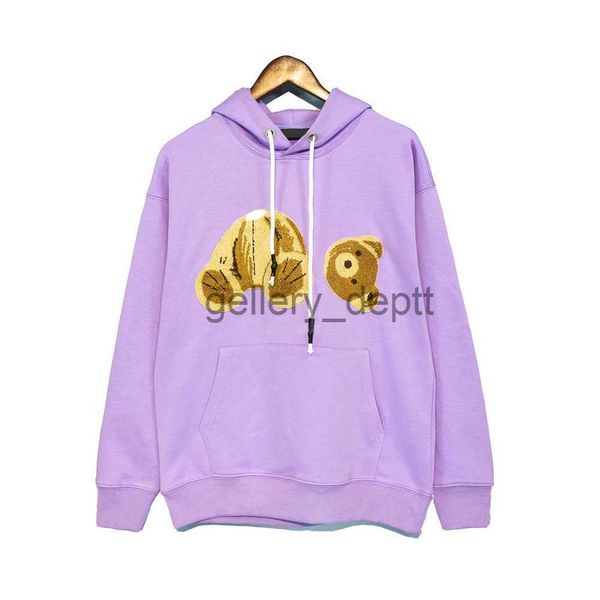 Moletons masculinos Moletons Moda Mens Hoodies Moletons Urso Quebrado Moletons Teddy Bear Moda Terry Explosions Suéteres para Homens e Mulheres Tamanho S-XL J231010