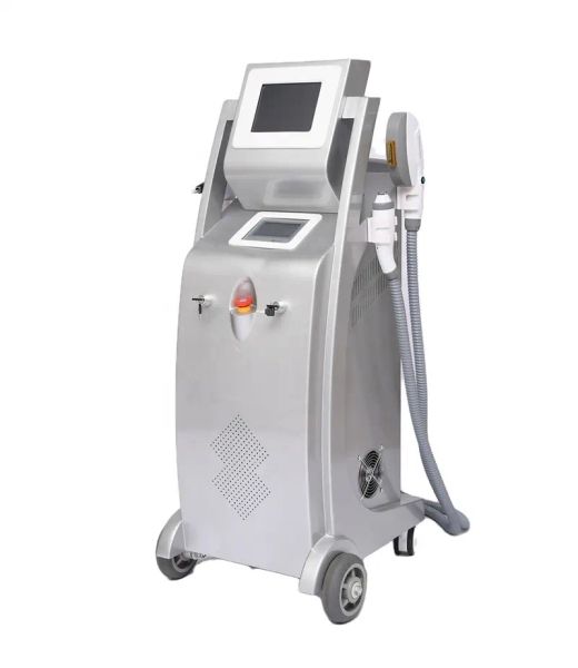 Multi-functional Skin Laser No-pain Hair Removal Machine Beauty Salon Machine OPT+IPL+E light +ND Yag Laser + RF Remove Tattoo Laser Machine