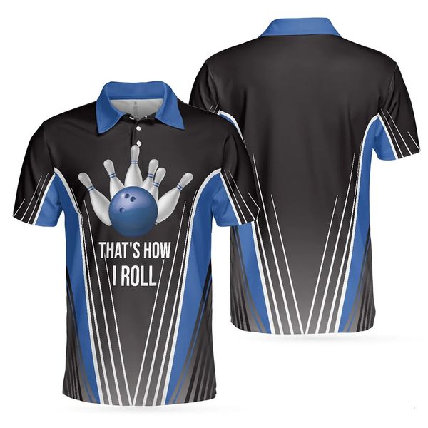 Camisetas ao ar livre Bowling Polo Camisa Homens Manga Curta Umidade Wicking Moda T-shirt Verão Secagem Rápida Respirável Esportes Confortáveis Polo Roupas 231009