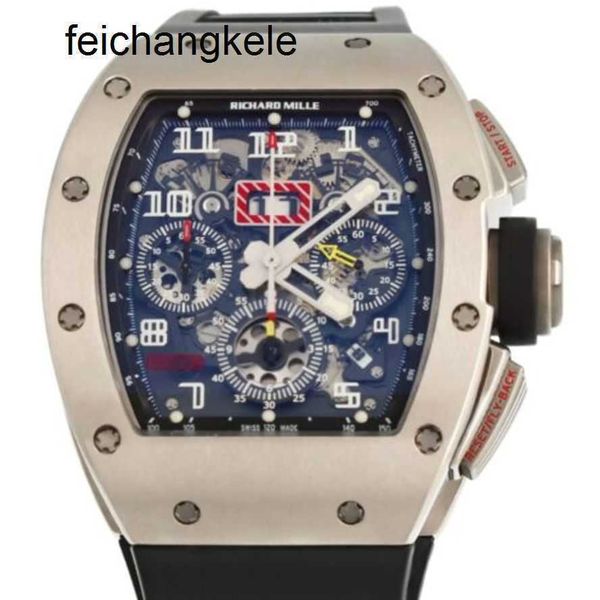 Richardmill Watches Automatisch mechanisch horloge Richar Millesr Rm 011 Felipe Massa Titanium 011fm Boxed Paper en Services