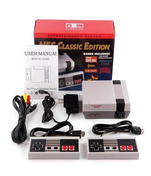 Videospielkonsolen Wii Mini TV Handheld NES klassische Spielekonsole Familienunterhaltung mit 500 verschiedenen integrierten Spielen mit Hand4546308