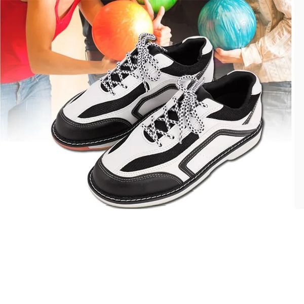 Bowling Scarpe da bowling professionali per interni antiscivolo resistenti all'usura scarpe sportive classiche da uomo e da donna in pelle comode scarpe da bowling 231009