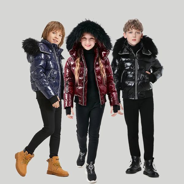 Giacche AP cappotto invernale per bambini per ragazzi ragazze moda tubazioni bianche giacche per bambini tessuto shell impermeabile imbottitura in piuma d'anatra bianca 231009